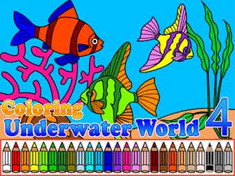 Coloring underwater world 4