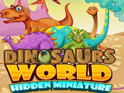 Dinosaurs world hidden miniature