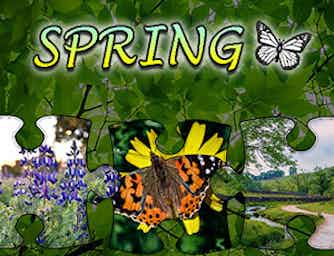 Jigsaw puzzle spring