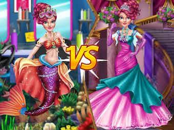 Mermaid vs princess 1