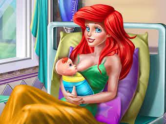 Princess mermaid mommy birth