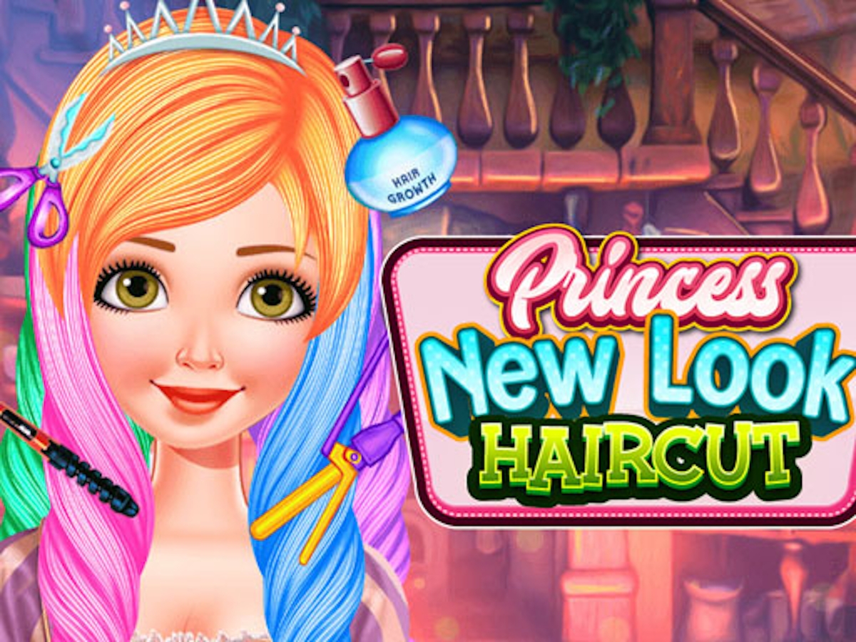 Игры для девочек Princess Hairstyle. Игры принцессы новая
