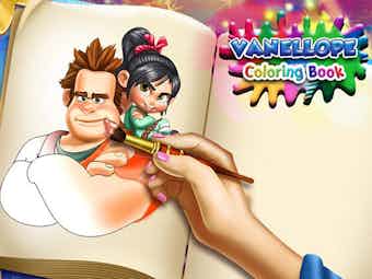 Vanellope coloring book